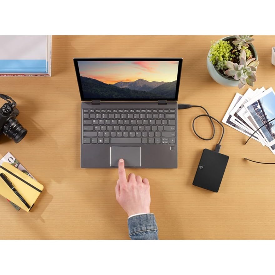 Seagate Expansion 5TB Portable External Hard Drive USB 3.0 for PC, Laptop, Mac - 2.5 Inch HDD with 2 Year Rescue Service (STKM5000400) - Perfect for Data Backup, Gaming Storage & Travel Use