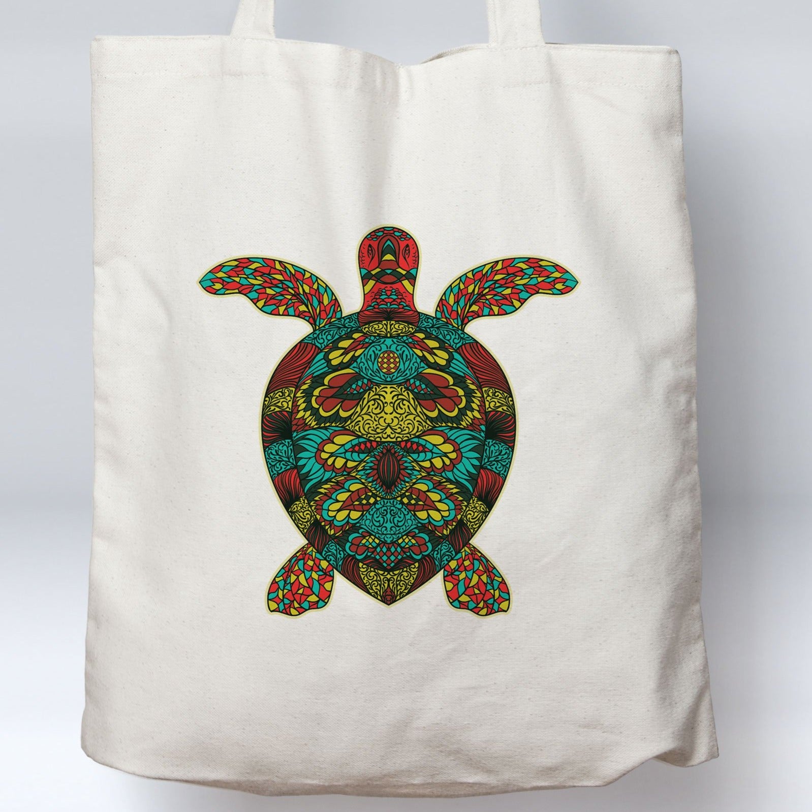 Bohemian Sea Turtle Beach Tote Bag - Large Waterproof Eco-Friendly Canvas Beach Bag for Women - Perfect for Beach Vacation, Pool Party & Summer Travel Accessories