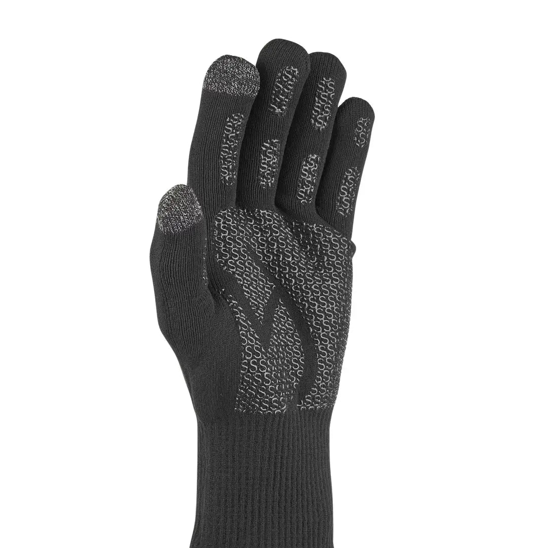Sealskinz Anmer Waterproof All Weather Ultra Grip Knitted Gloves - Winter Sports, Cycling, Hiking & Outdoor Activities