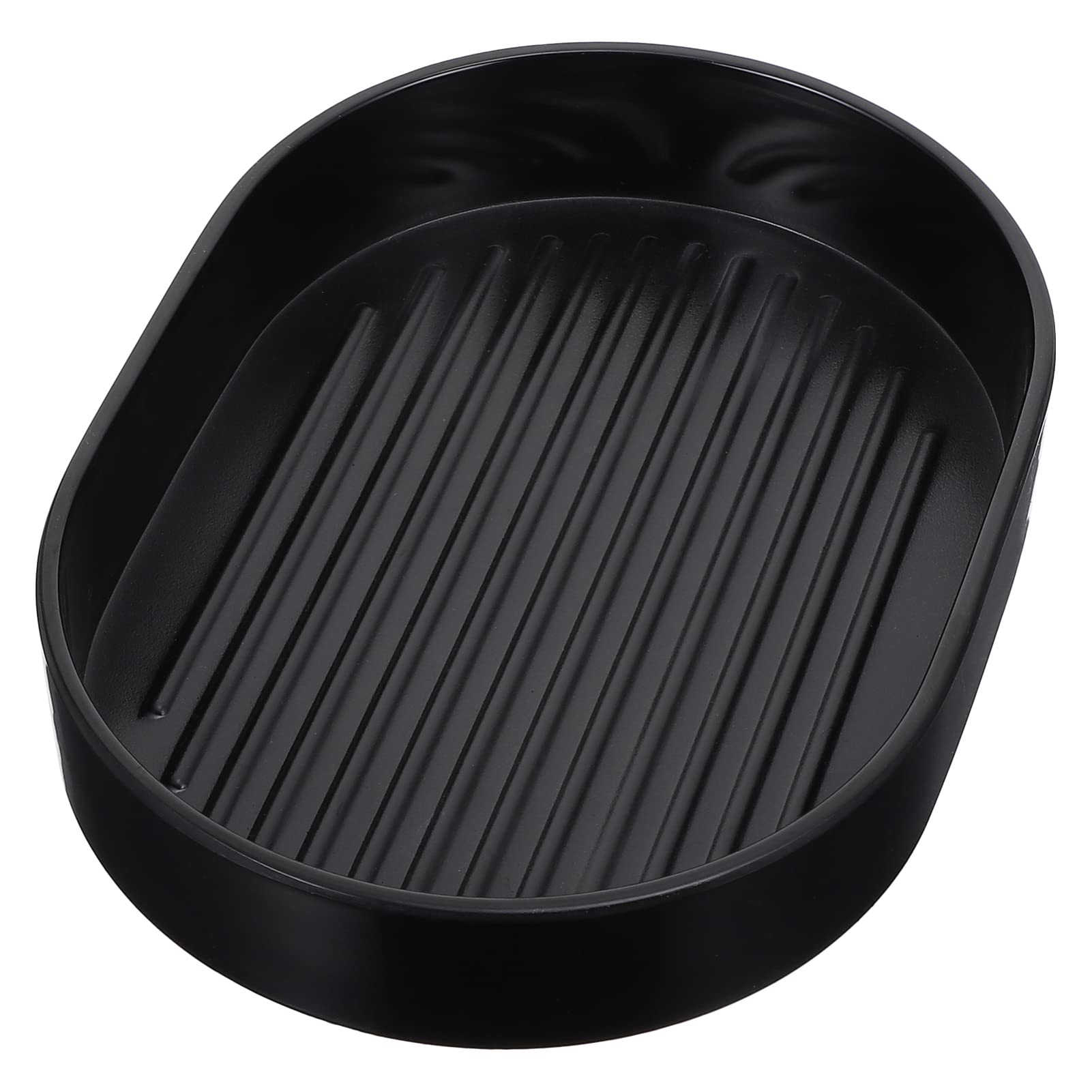 Premium Black Frosted Sushi Plate Set - Japanese Style Appetizer & Dessert Serving Tray for Sushi, Pastries, Snacks, Fruits - Elegant Dinnerware for Home Dining, Party Decor & Restaurant Use