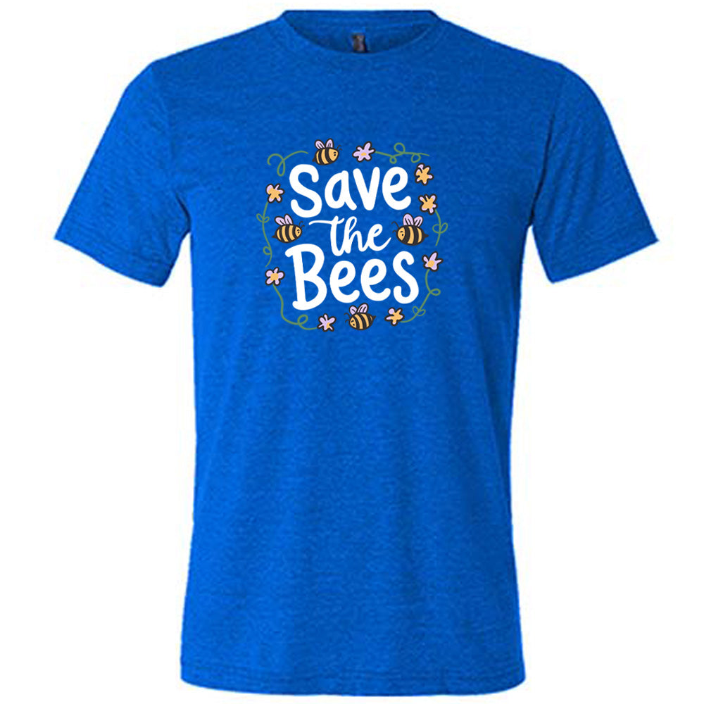 Save The Bees Unisex T-Shirt - Eco-Friendly Cotton Tee for Beekeepers & Nature Lovers | Perfect for Earth Day & Environmental Awareness Events