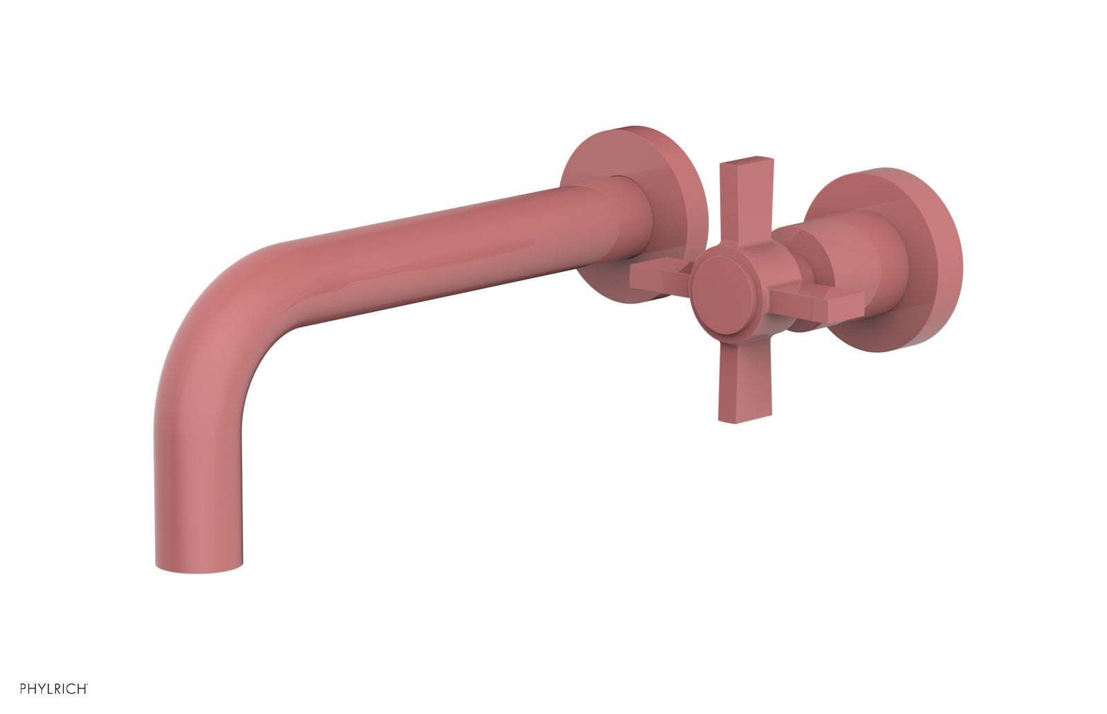 Basic Single Handle Wall Lavatory Set - Cross Handle D132 15 - Perfect for Bathroom Sink Faucet Installation and Bathroom Renovation Projects
