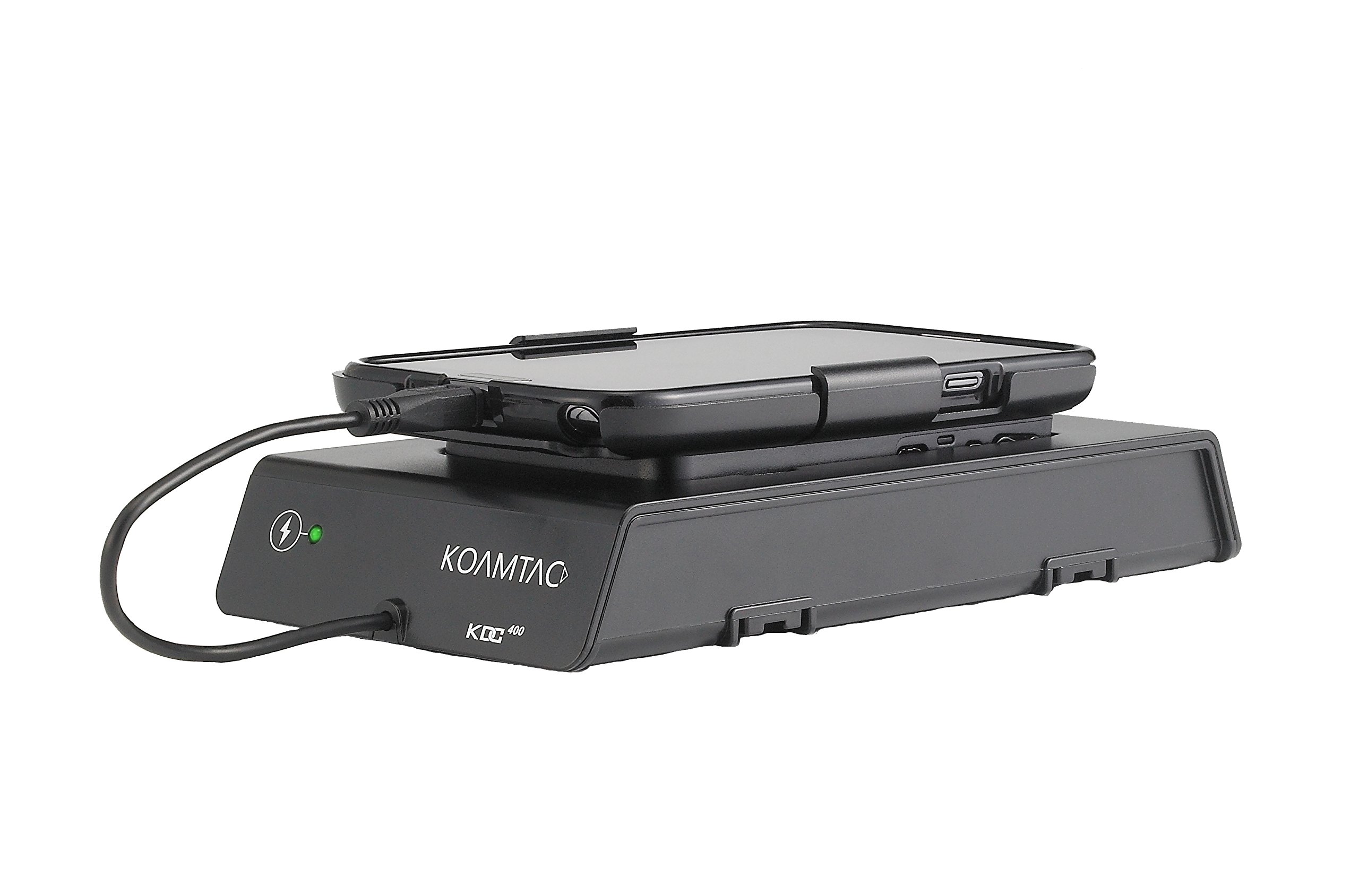 KOAMTAC KDC400 Series Barcode Scanner Charging Cradle - Fast & Secure Charging Dock for KDC400 Mobile Computers - Perfect for Retail, Warehouse & Logistics Use