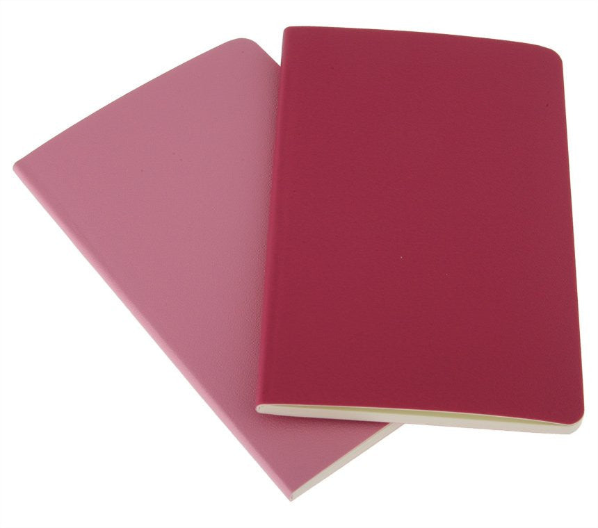 Moleskine Volant Plain Pocket Notebook Set of 2 - Premium Writing Journal for Travel, Work & Daily Notes - Perfect for Students, Professionals & Artists