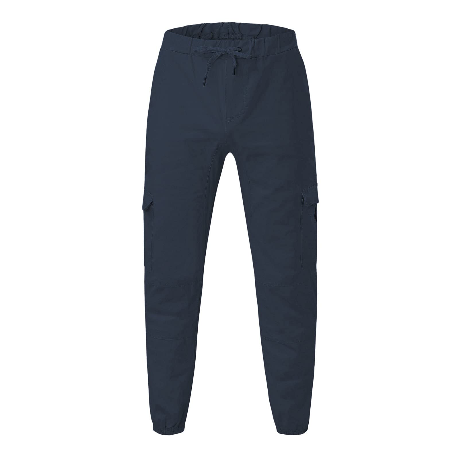 XUETON Men's Slim Fit Jogger Cargo Pants - Athletic Sweatpants with Pockets, Navy Blue Casual Trousers for Workout & Streetwear | Perfect for Gym, Running, Travel & Everyday Wear