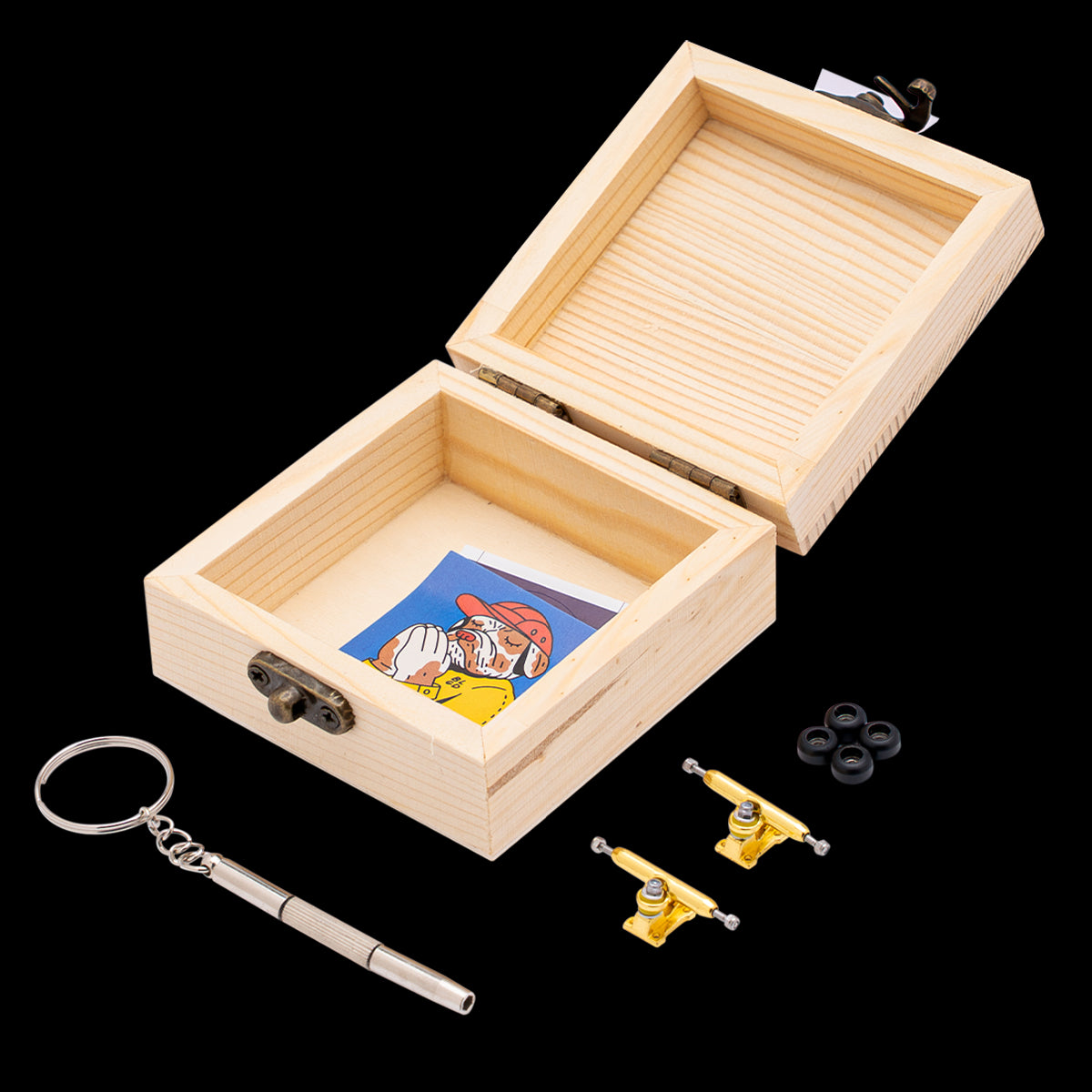 BullGod Premium Fingerboard Hardware Upgrade Kit - High-Performance Skateboard Parts for Fingerboarding Enthusiasts - Perfect for Tricks, Stunts & DIY Customization