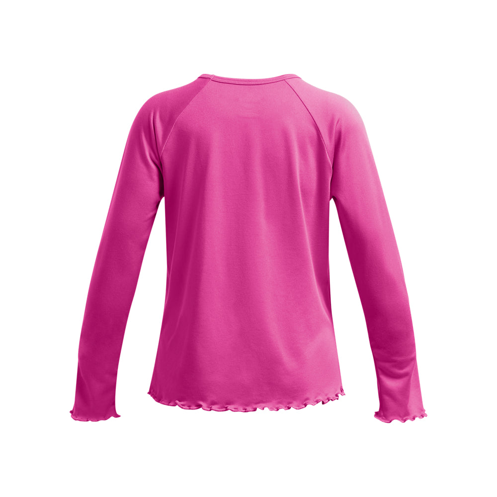 Under Armour Girls' Youth Tech Long Sleeve Shirt - Moisture Wicking Athletic Top for Running, Training & School Sports
