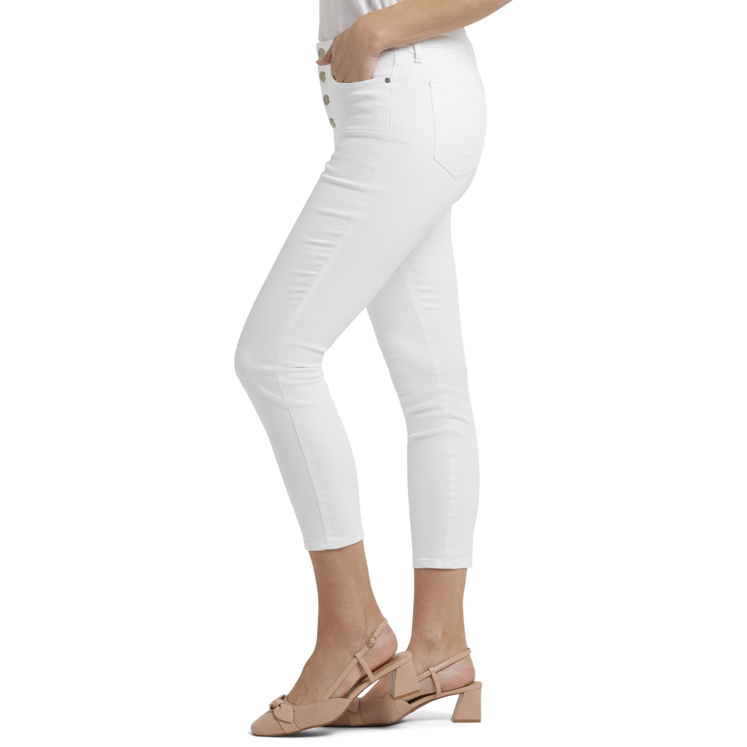 NYDJ Women's Ami Skinny Ankle Jeans - High Waist Stretch Denim Pants for Casual Wear & Everyday Outfits