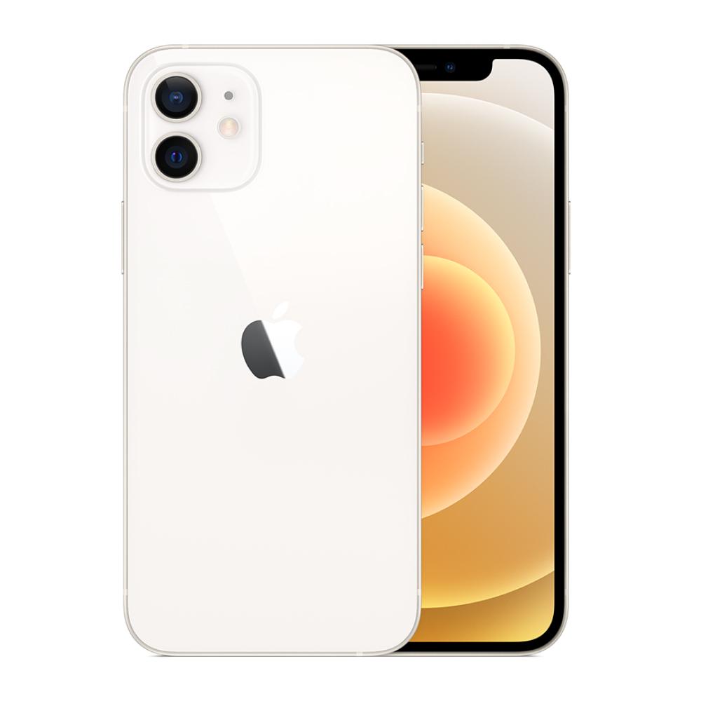 Apple iPhone 12 128GB - White (Unlocked, Refurbished) - Premium Smartphone for Work, Travel & Everyday Use
