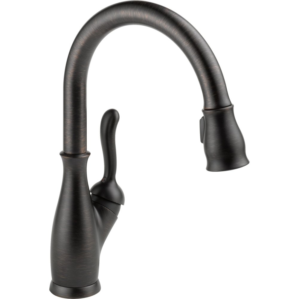 Delta Faucet Leland Oil Rubbed Bronze Kitchen Faucet with Pull Down Sprayer - Magnetic Docking Spray Head, Venetian Bronze 9178-RB-DST - Perfect for Modern Farmhouse & Industrial Style Kitchens