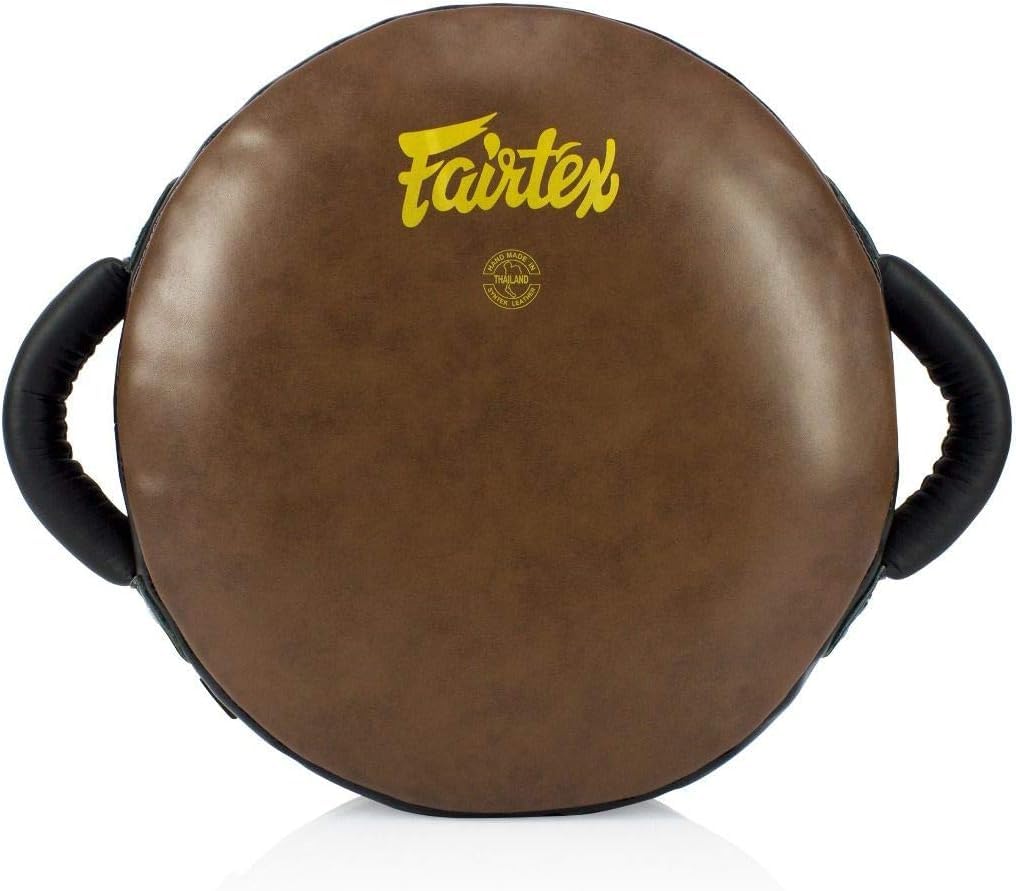 Fairtex LKP2 Donut Round Leg Kicking Pads - Heavy Duty Punching Training Equipment for Boxing, Kickboxing & MMA - Perfect for Gym Workouts and Martial Arts Practice