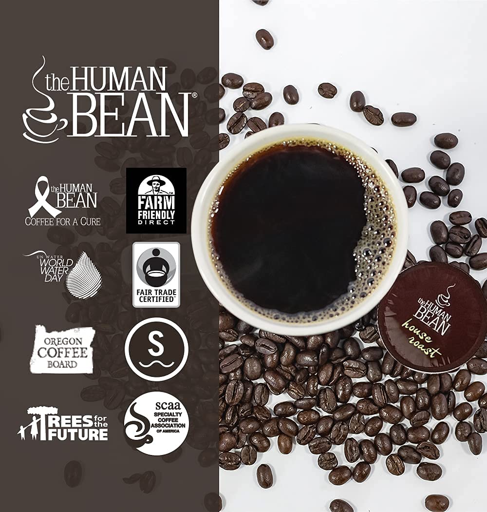 Premium Organic French Roast Coffee Pods 24 Pack - Specialty Coffee for Home & Office