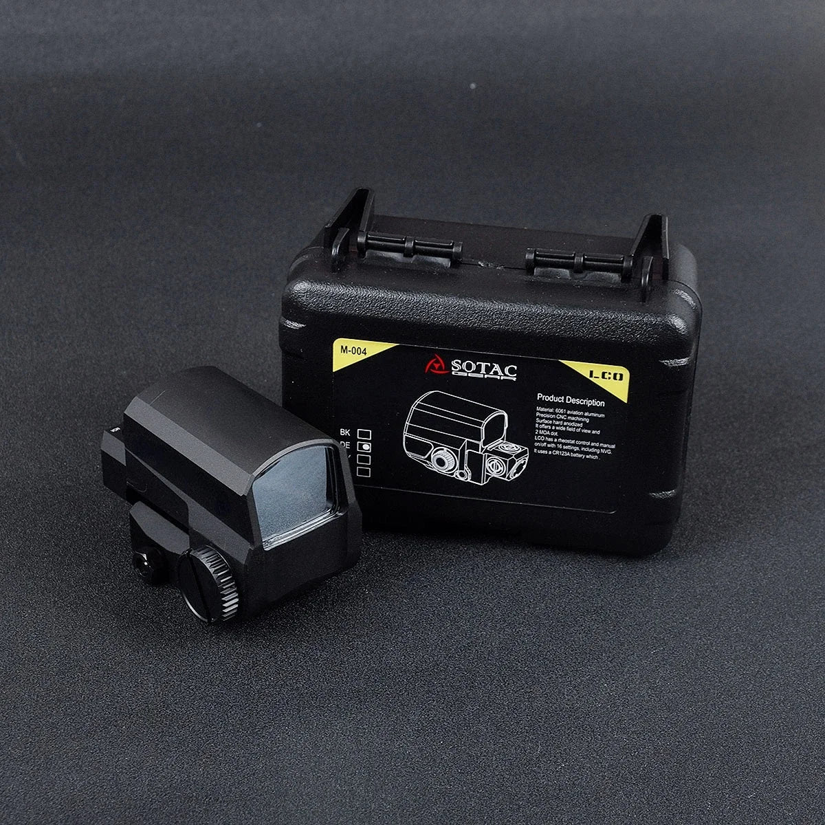 Tactical LCO Red Dot Holographic Reflex Sight 551 553 558 - Compatible with 20mm Rail Mount - Rifle Scope for Hunting, Shooting & Outdoor Adventures - Perfect for Tactical, Home Defense & Range Practice