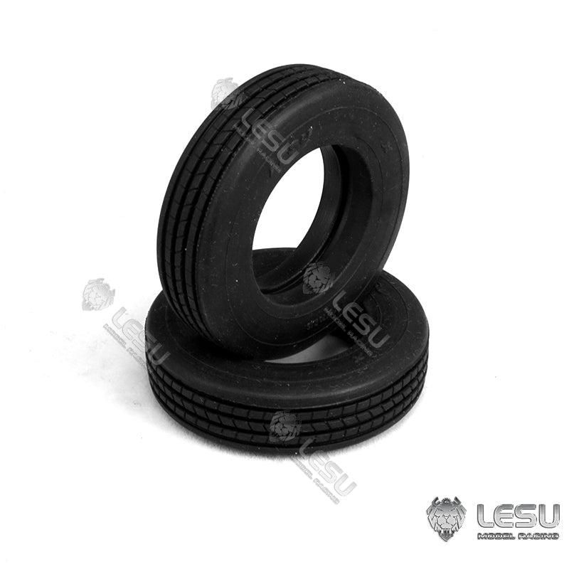 1/14 Scale RC LESU A0020 Hydraulic Trailer Truck A0005 Accessories - 52MM Wheel Tires, Stickers, Plastic Taillights & Metal Electric Lifting Legs - Perfect for RC Truck Customization and Off-Road Simulation