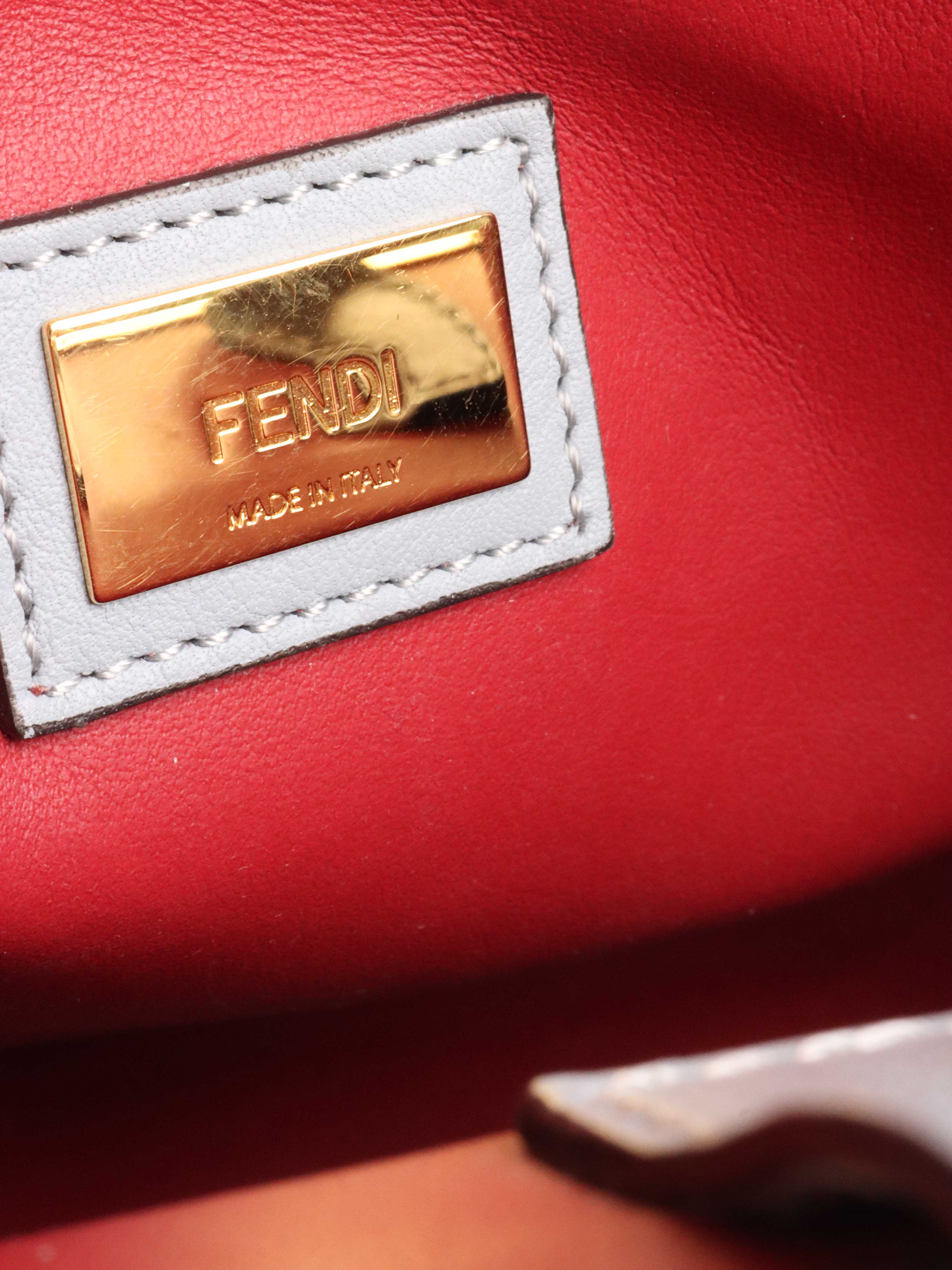 Fendi 2Jours Shoulder Bag in Pale Blue | Luxury Leather Handbag for Women | Perfect for Work, Travel & Everyday Use