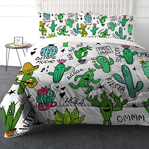 Cartoon Cactus and Succulent