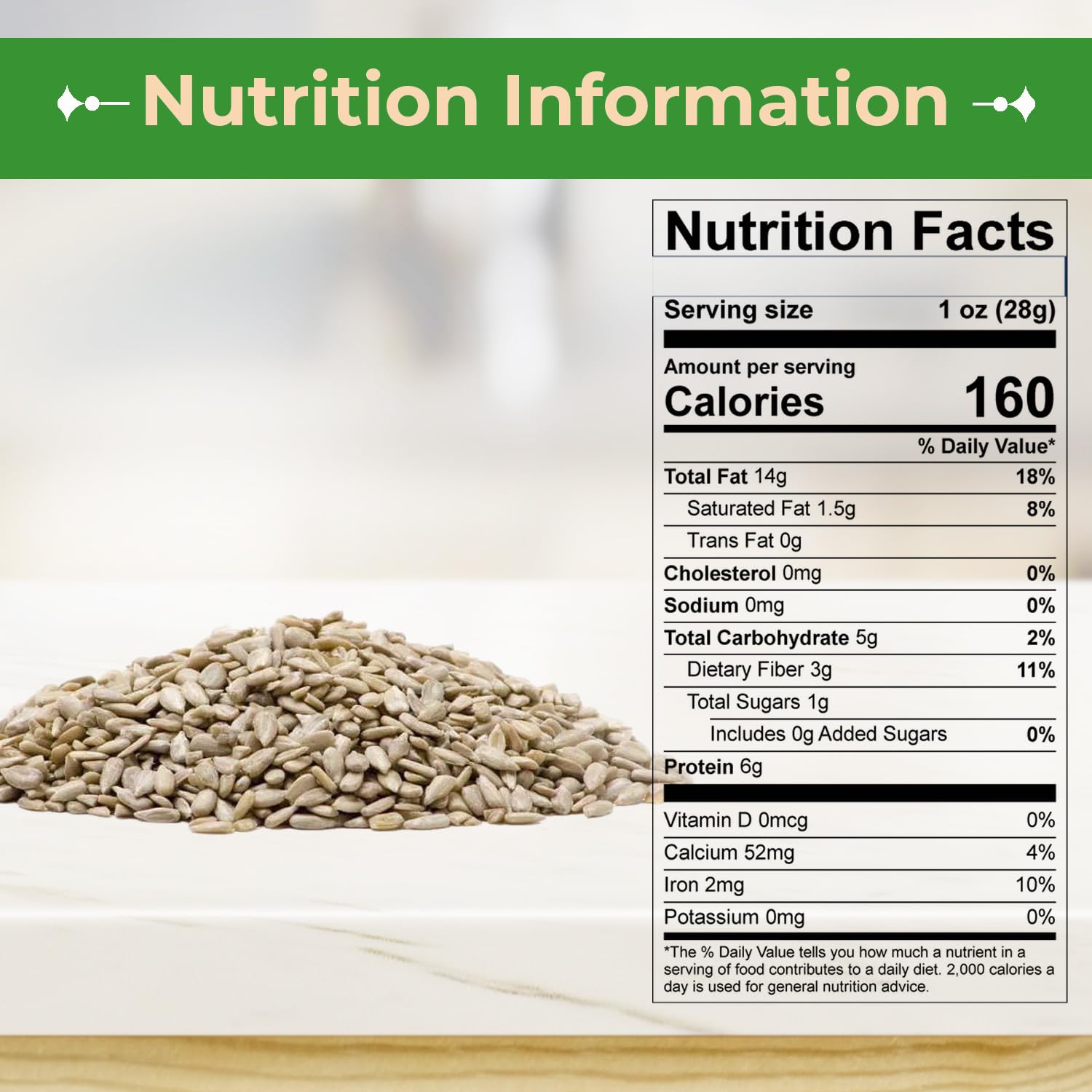 Organic Sunflower Seed Kernels Raw (No Shell) 5lb Bag - High Protein, Fiber, Antioxidant Rich Superfood Snack | Vegan, Gluten Free | Source of Essential Vitamins & Minerals | Perfect for Salads, Baking, Trail Mix & Healthy Snacking