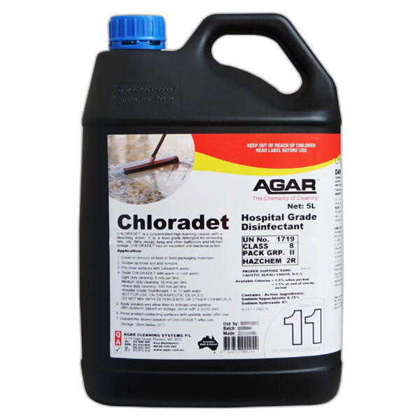 Hospital-Grade Agar Chloradet Disinfectant - EPA-Approved Surface Sanitizer for Medical Facilities, Homes & Offices