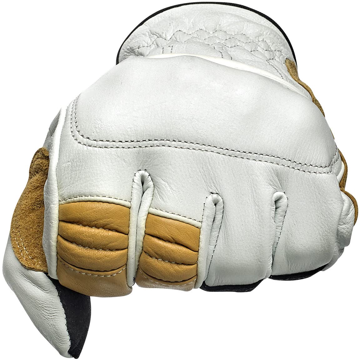 Biltwell Belden CE Certified Motorcycle Gloves - Abrasion Resistant & Shock Isolation Open Cuff Design for Riding Safety - Perfect for Street Bikes, Cruisers and Adventure Touring