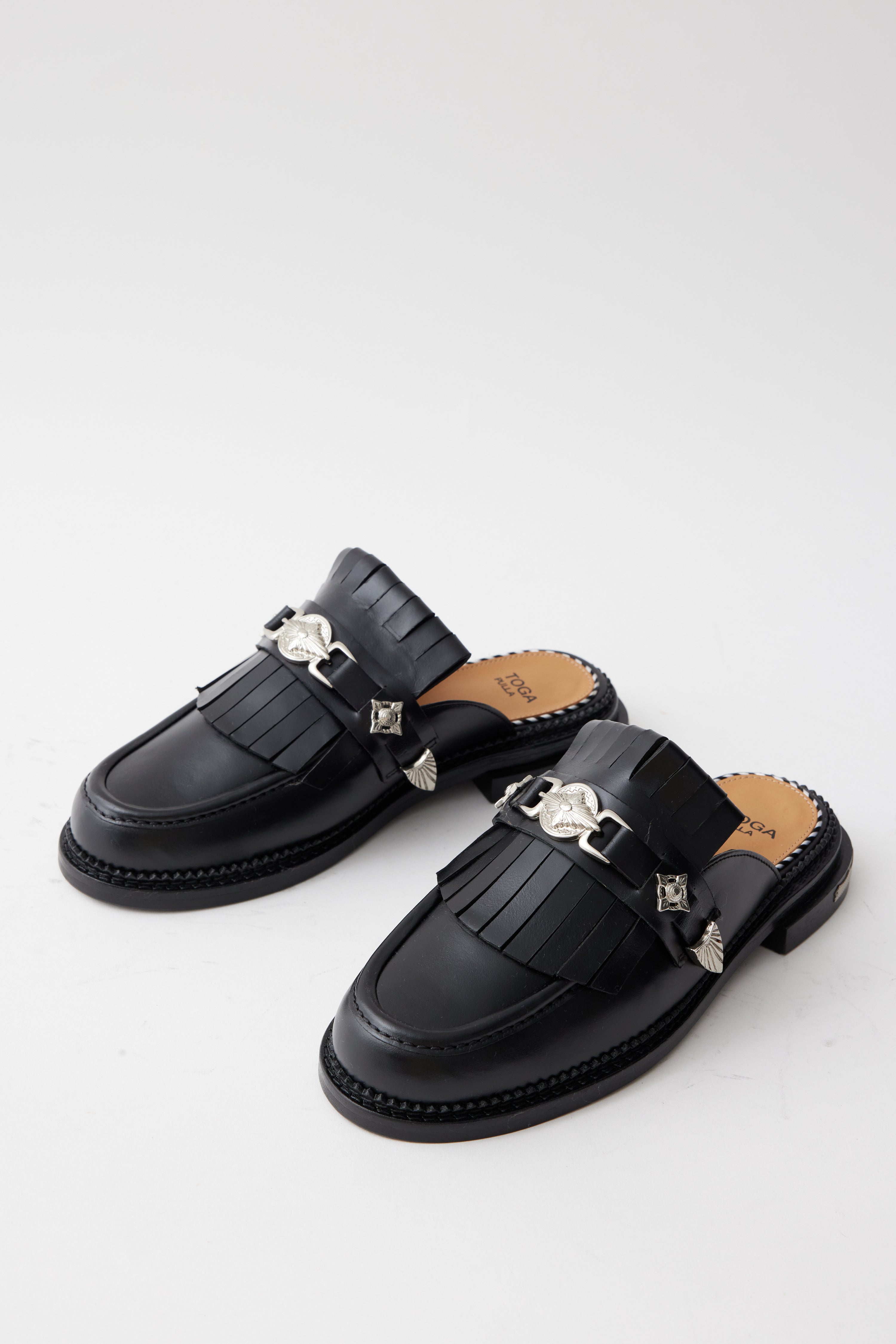 AJ1195 Classic Brogue Slide Loafers for Men - Comfortable & Stylish Slip-On Shoes for Casual Wear, Office & Outdoor Activities