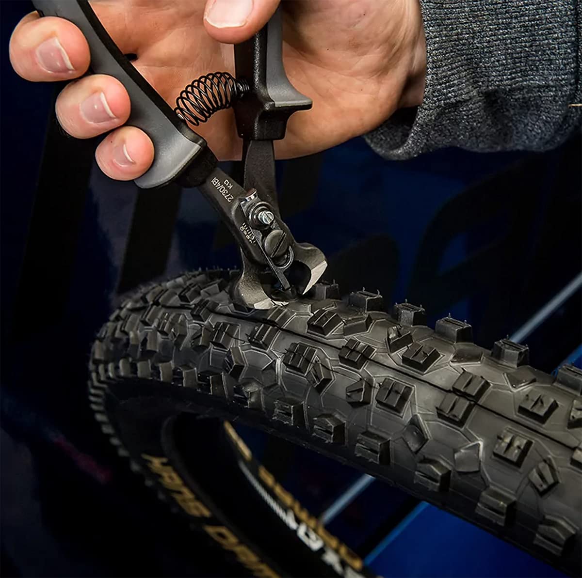 Schwalbe Tire Tread Cutting Tool - Professional Bike Tire Repair Kit for MTB, Road & Commuter Bikes - Essential for Cyclists & Mechanics - Perfect for Home Garage or Bike Shop Use