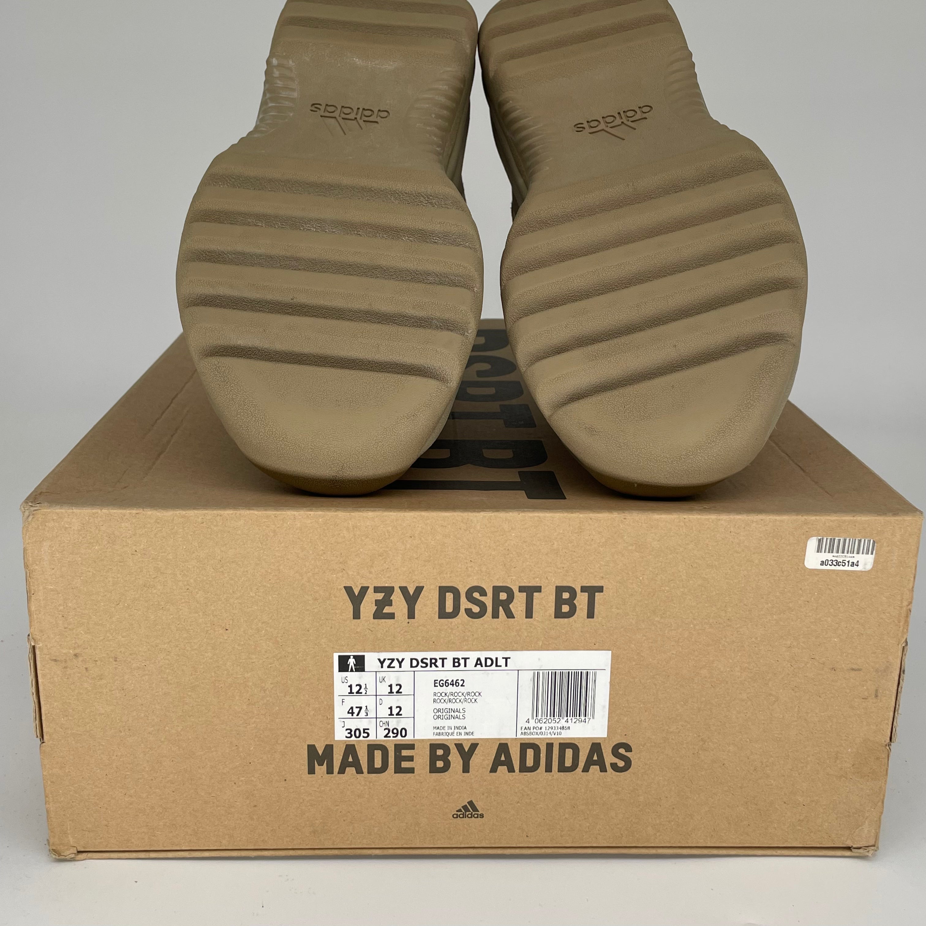 Adidas Yeezy Desert Boot Rock - Men's Size 12.5 (EG6462) | Stylish & Durable Hiking & Outdoor Shoes for Adventure & Streetwear Fashion