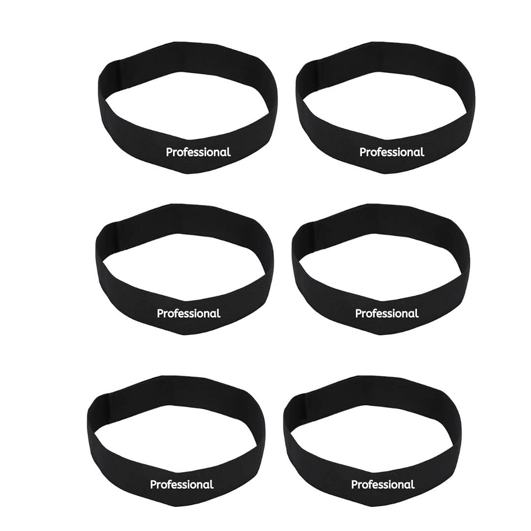 GutarGoo 6 Pack Professional Elastic Facial Headbands for Skincare - Perfect for Home, Salon, Spa, Gym, Yoga & Jogging - Soft & Comfortable Hair Accessories for Women & Men