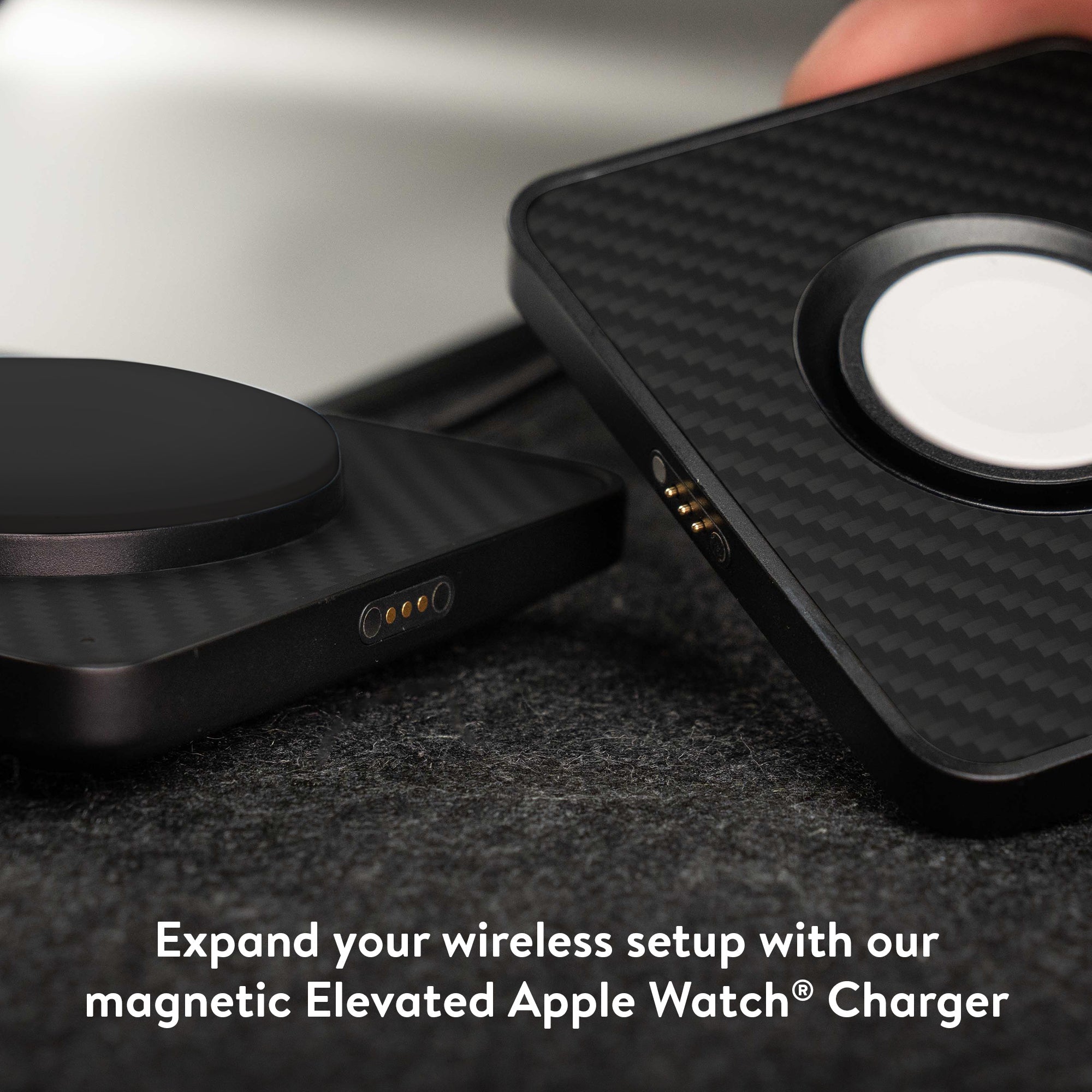 Qi2 Certified Aramid Fiber Wireless Charging Pad - Fast Charging for iPhone, Samsung, AirPods - Perfect for Home, Office, and Car Use