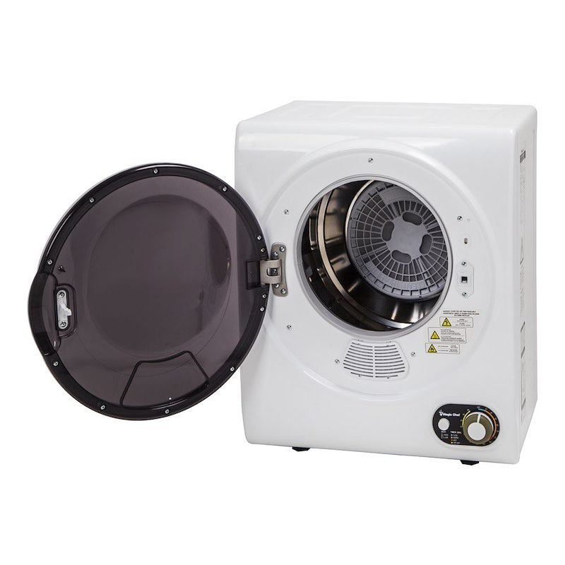 Magic Chef MCSDRY15W Compact Electric Clothes Dryer - Portable Laundry Solution for Apartments, Dorms & Small Spaces