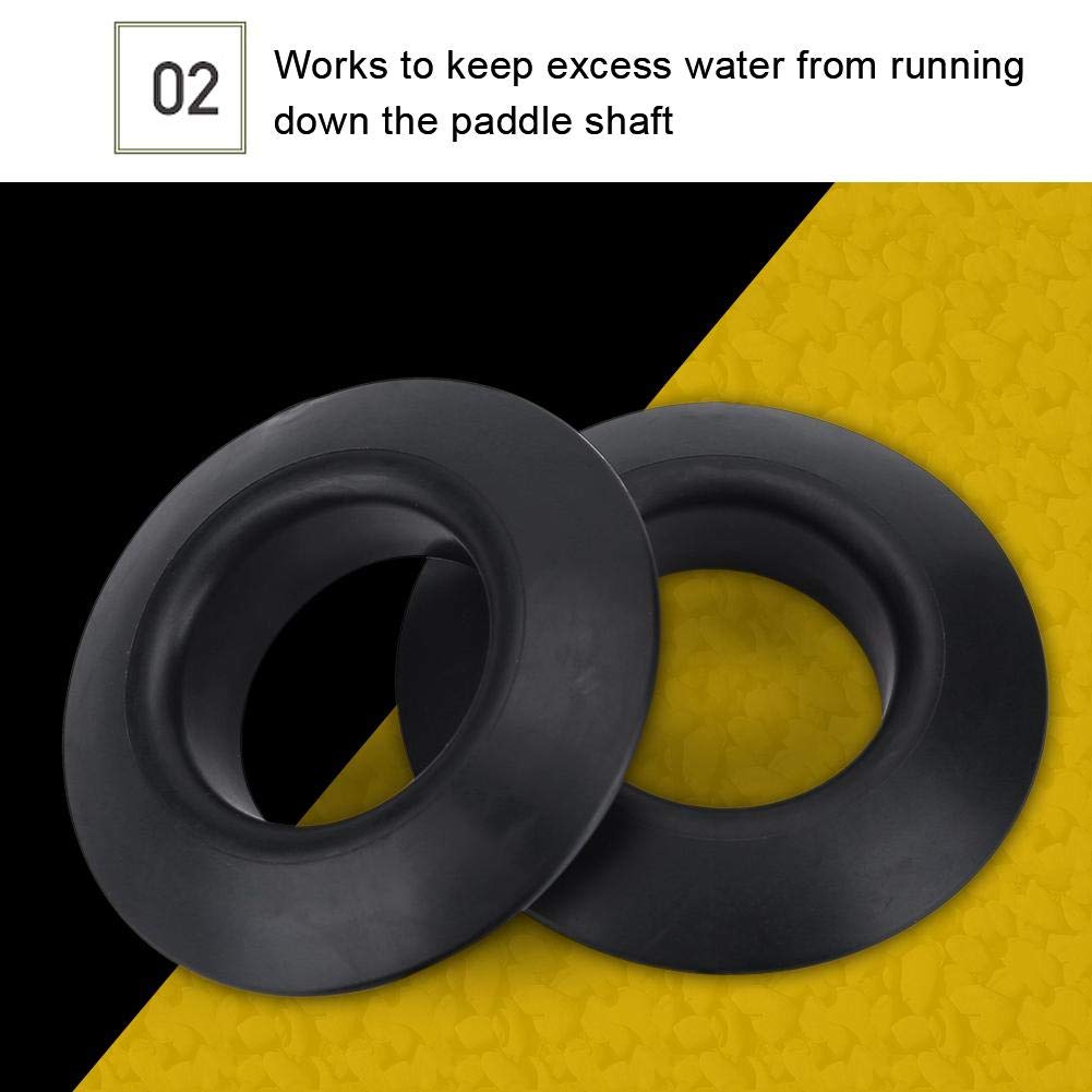 4PCS Universal Kayak Paddle Drip Rings - Waterproof Canoe Paddle Drip Guards, Replacement Parts for Kayaking & Canoeing - Perfect for Preventing Water Drips While Paddling