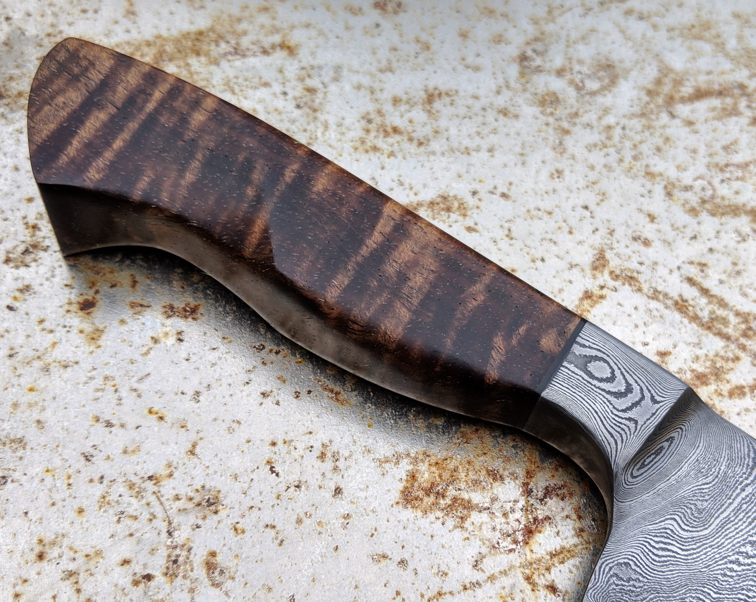 Attell 210mm Integral Churrasco Knife - High Carbon Stainless Steel BBQ Knife for Grilling, Slicing Meat & Outdoor Cooking - Perfect for Steak, Roasts & Brazilian Churrasco