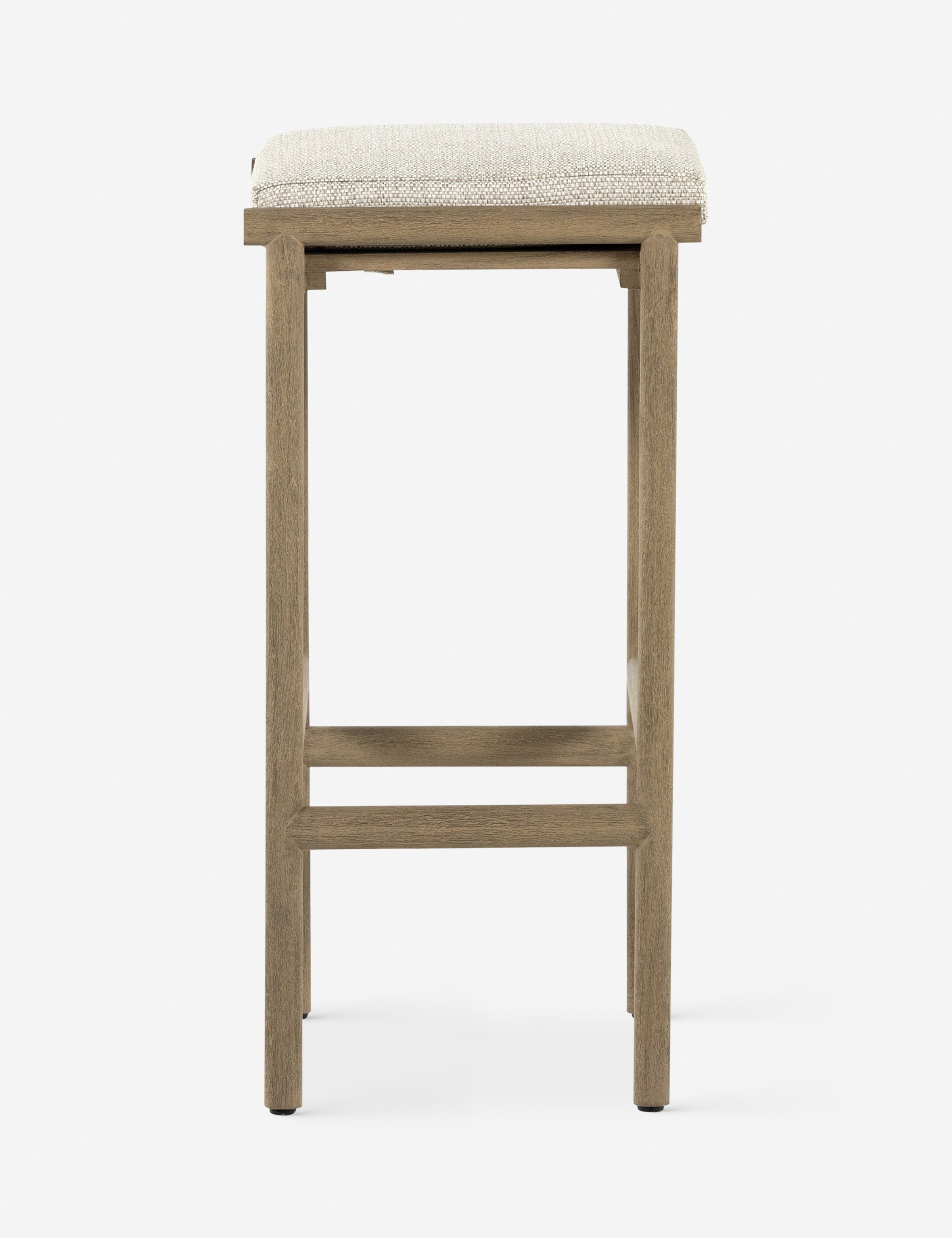 Avan Indoor Outdoor Counter Stool - Modern Bar Stools for Kitchen Island, Patio, Dining & Commercial Use - Adjustable Height & Durable Design