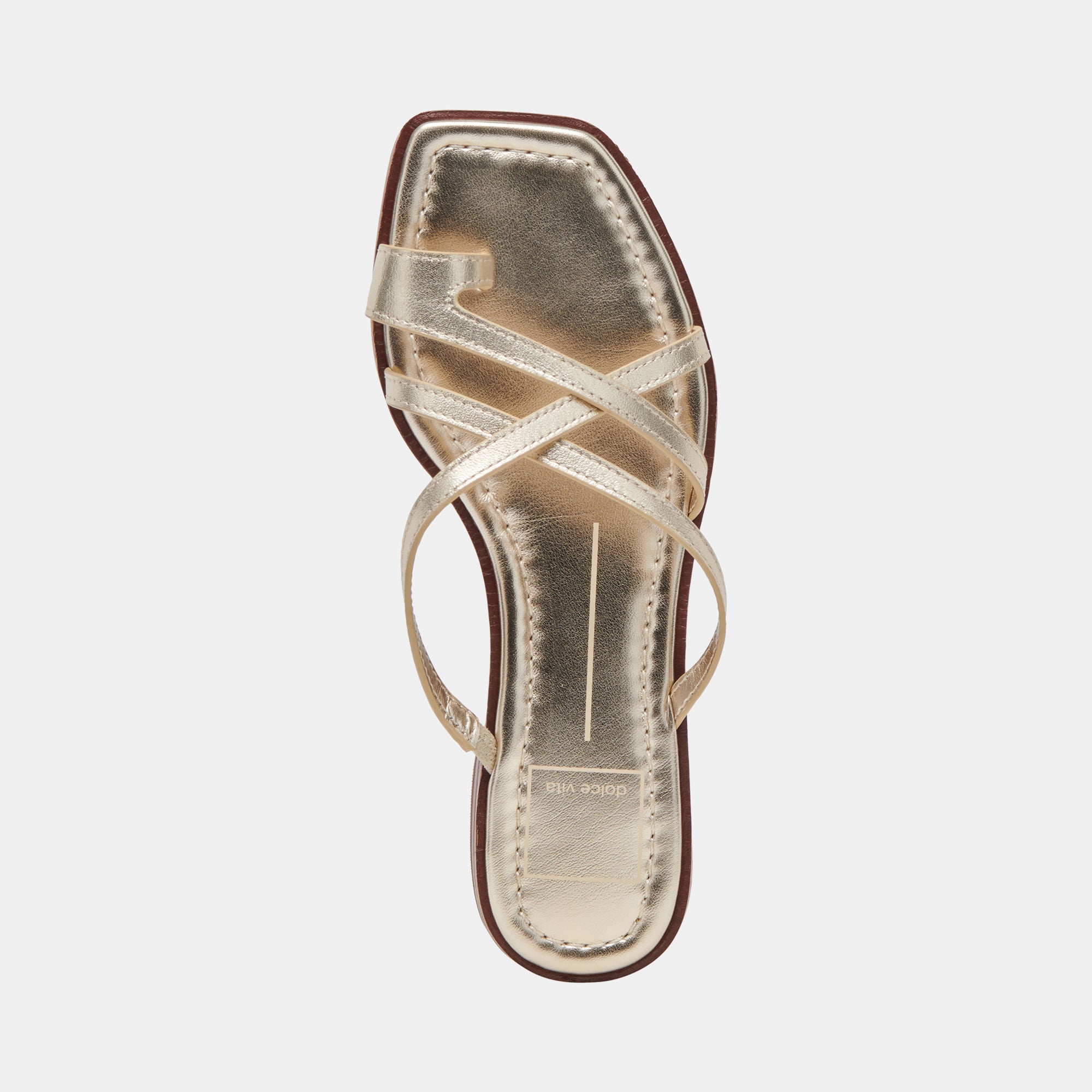 Distressed Leather Gold Sandals for Women - INDIGO Comfortable Casual Beach Sandals for Summer, Outdoor, and Vacation Wear