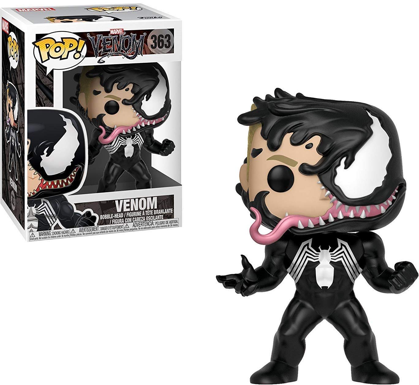 Marvel Venomized Eddie Brock Funko Pop! Vinyl Figure with Pop Protector Case - 3.75