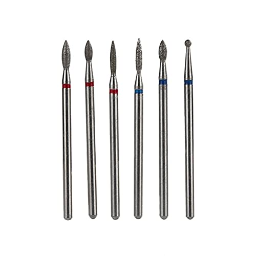 Professional Manicure Drill Bits Set - 5PCS Wide Application Nail Art Bits for Acrylic, Gel & Natural Nails - Perfect for Home Salon & DIY Nail Care - Essential Nail Tools for Pedicure, Manicure & Nail Art Design