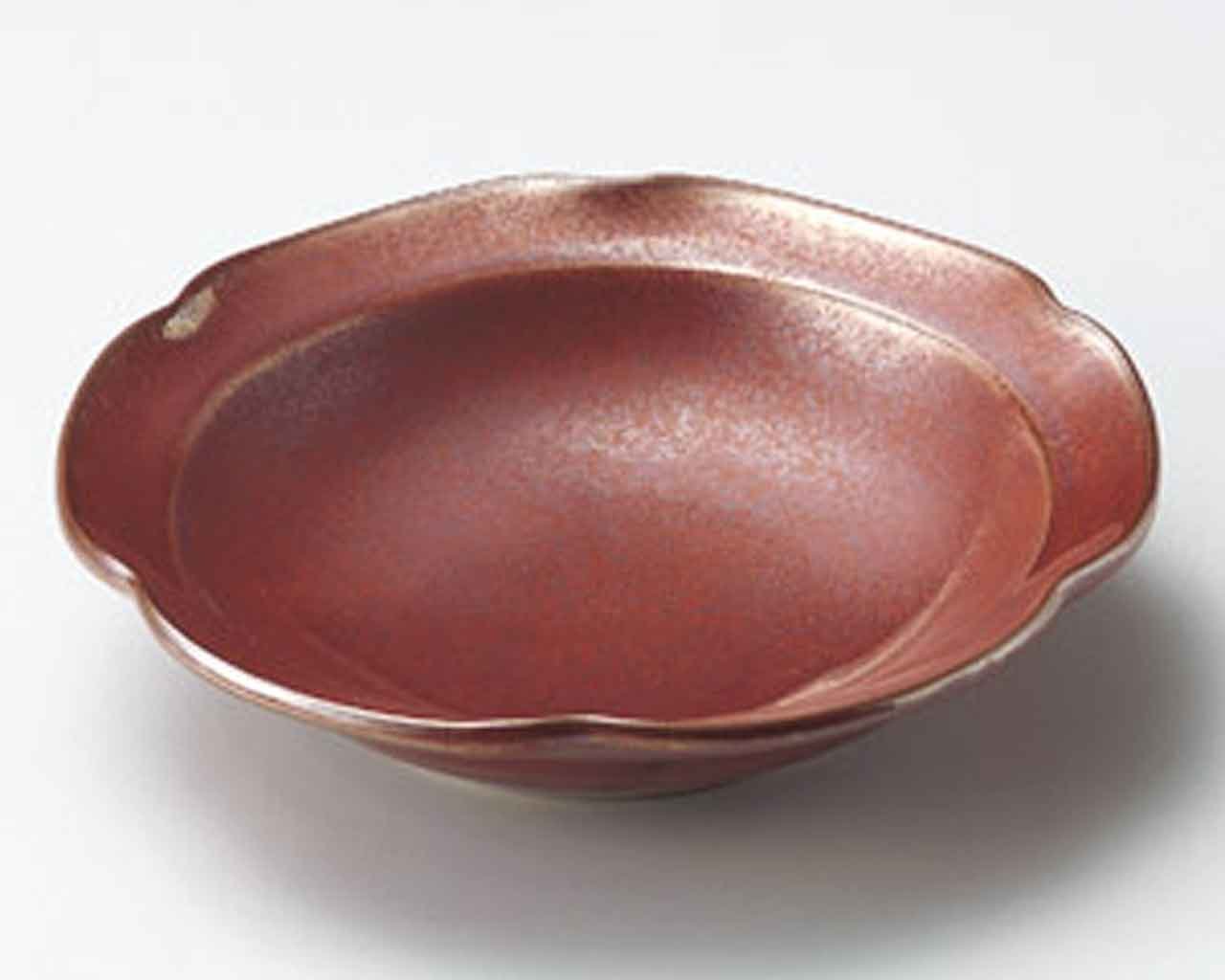 Premium Kessho 6-Inch Japanese Red Porcelain Plates - Set of 5 Elegant Medium Dinner Plates - Authentic Made in Japan - Perfect for Fine Dining, Restaurants & Special Occasions