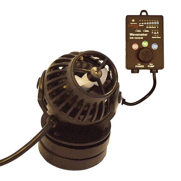 Jebao OW 10 Marine Aquarium Wavemaker Pump - 500-4000L/H Adjustable Flow for Saltwater Fish Tank - Perfect for Coral Reefs, Fish Tanks & Aquatic Ecosystems