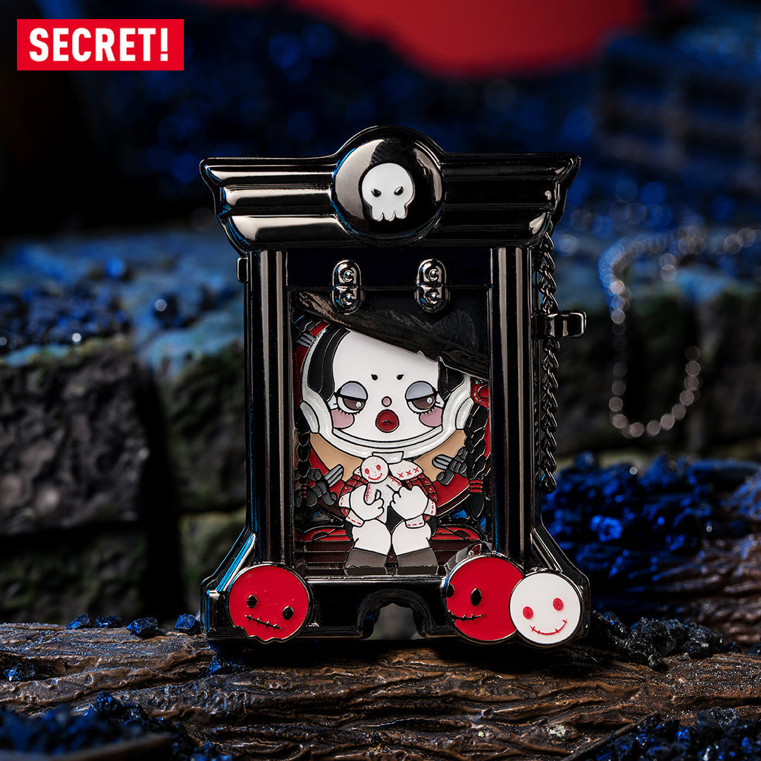 POP MART SKULLPANDA The Addams Family Series Enamel Pin Badge Blind Box - Collectible Mystery Pins for Fans, Gifts & Cosplay Accessories