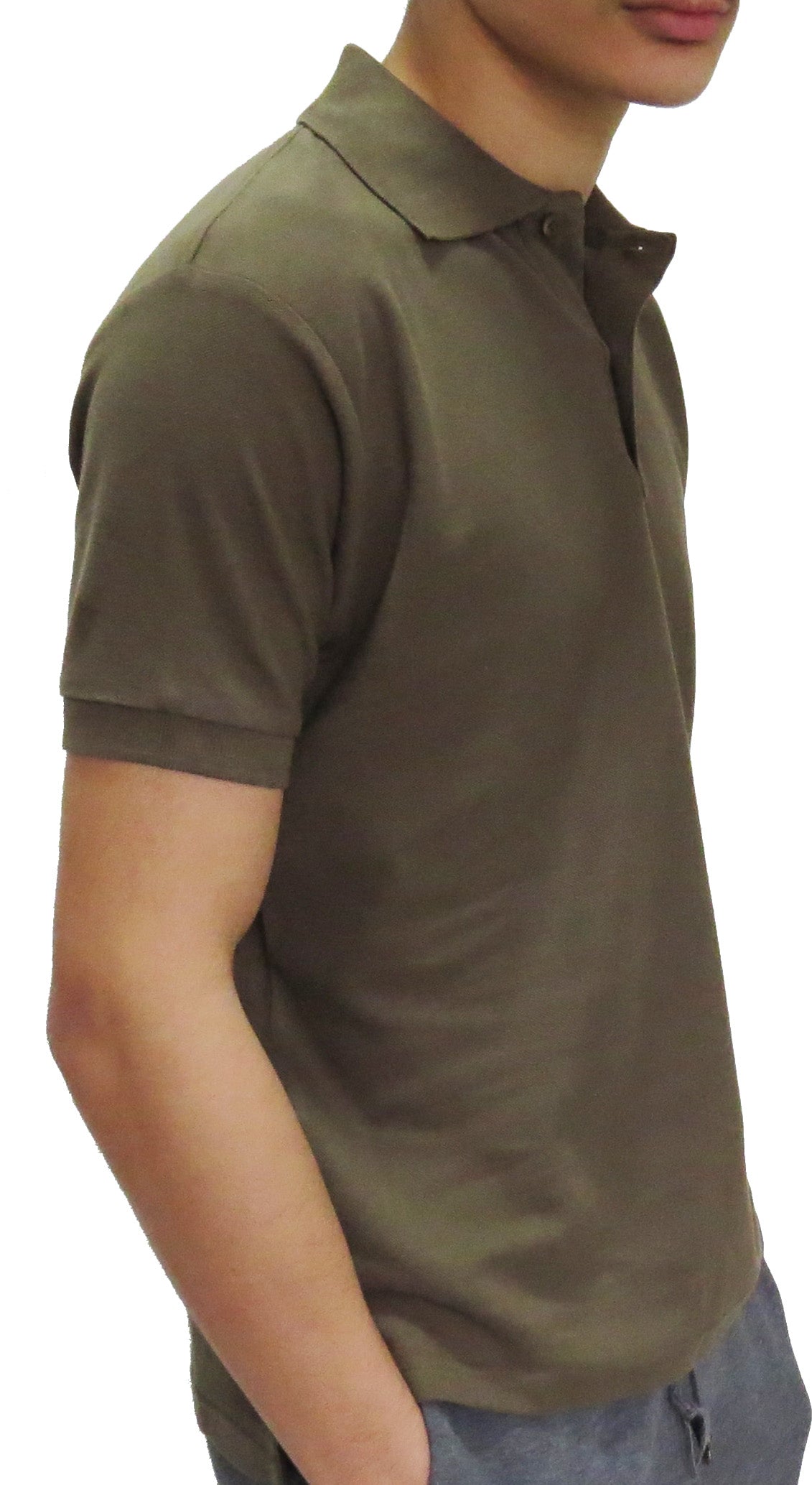 Men's Enfari Short Sleeve Basic Pique Polo Shirt - Comfortable Casual Wear for Work, Golf & Everyday Outfits