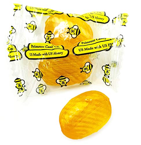SweetGourmet Double Honey Bee Filled Hard Candy - 1 Pound Bulk Bag | Natural Honey Flavor Hard Candies for Office, Party Favors & Gift Giving