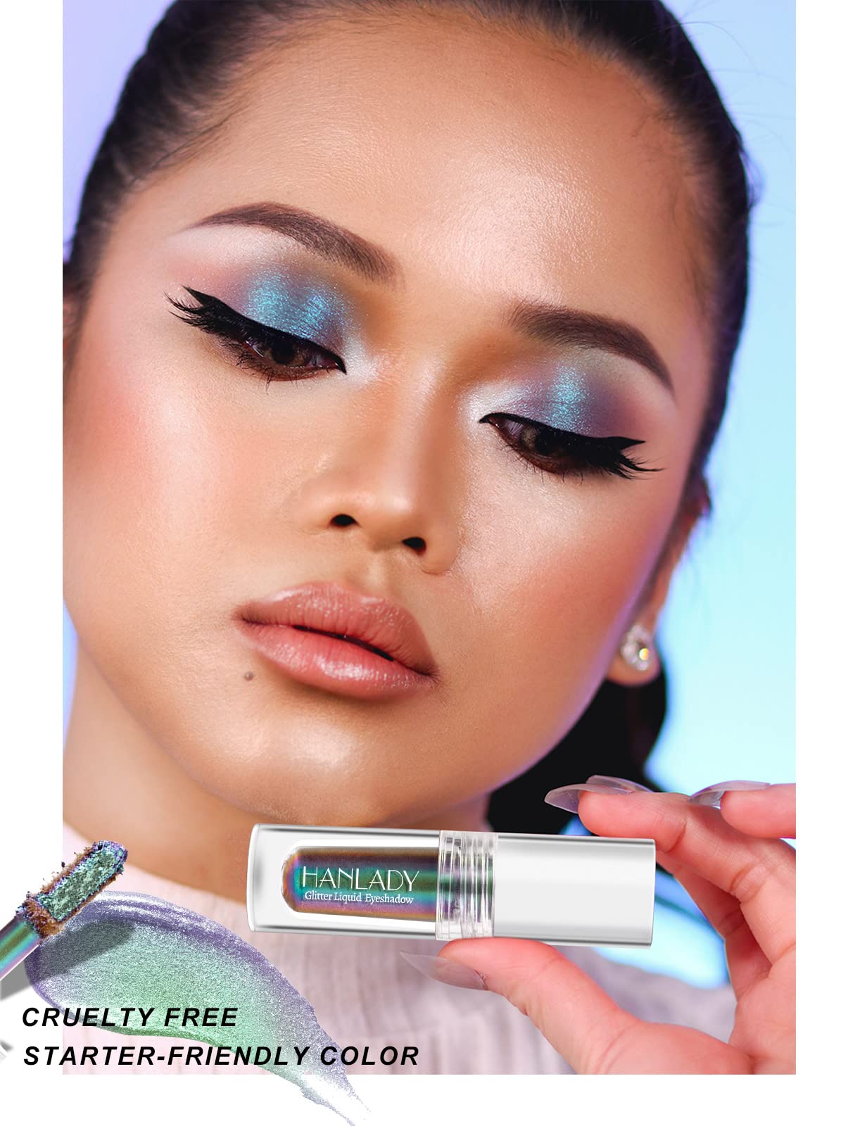 Chameleon Liquid Glitter Eyeshadow - Long Lasting Color Shifting Makeup with High Pigment & Quick Dry Formula | No Crease Shimmer Eyeshadow for Sunset Looks | Perfect for Parties, Night Out & Special Occasions