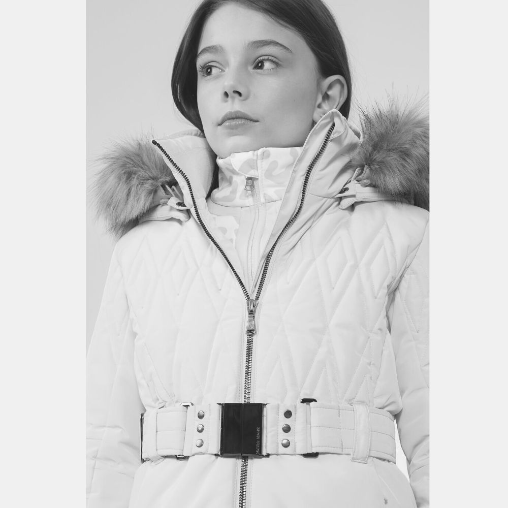 White Pepper Girls' Ski Jacket - Waterproof Winter Coat for Ages 8-16 | Warm Snow Jacket for Skiing, Snowboarding & Outdoor Winter Activities