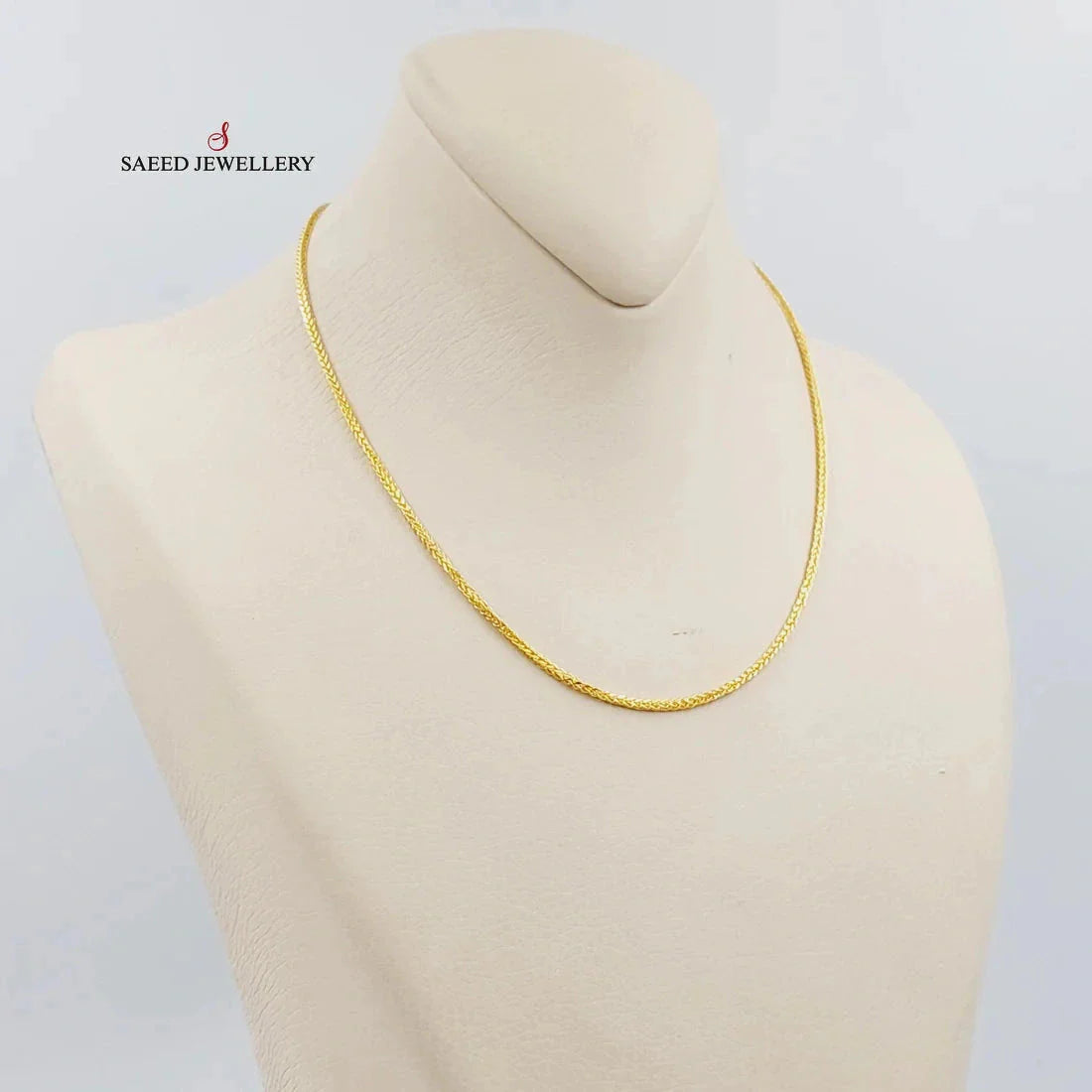 2mm Franco Chain Necklace 40cm Gold/Silver Plated Stainless Steel - Perfect for Layering, Gifts & Everyday Wear