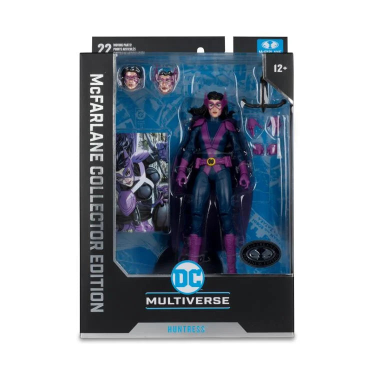 Huntress Platinum Chase Figure - The New 52 DC Multiverse Collector Edition Action Figure - Perfect for DC Comics Fans, Display & Collectibles