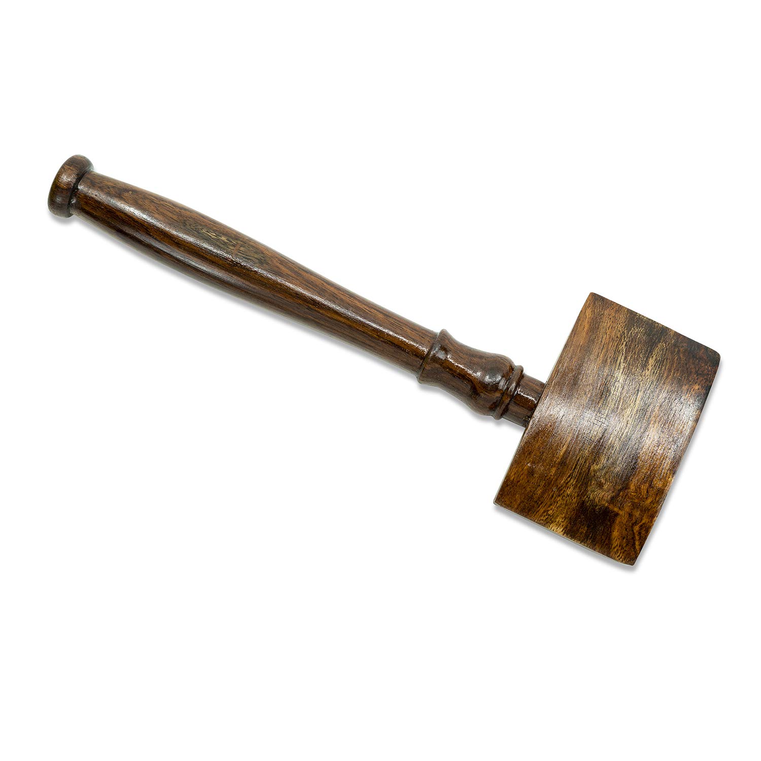 Masonic Wooden Gavel - Traditional Freemasonry Ceremonial Tool for Lodge Meetings & Rituals