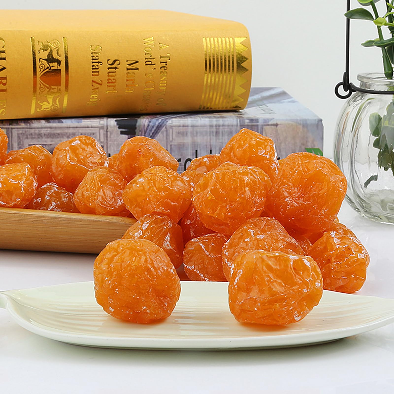 Premium Dried Plum Snack - 16.93oz (480g) Sweet & Sour Preserved Fruit | Healthy Natural Energy Boost for Hiking, Office Snacks & Gift Baskets