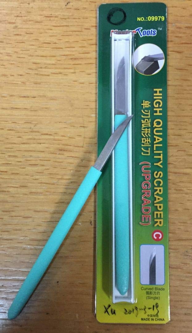 Upgraded Curved Blade Scraper - Master Tools Hobby Kit for Modeling