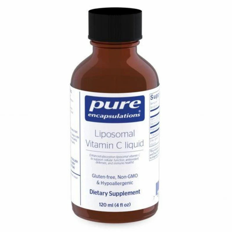 Pure Encapsulations Liposomal Vitamin C Liquid Supplement - Immune System Support & Antioxidant Boost - Perfect for Daily Wellness & Cold Season Defense