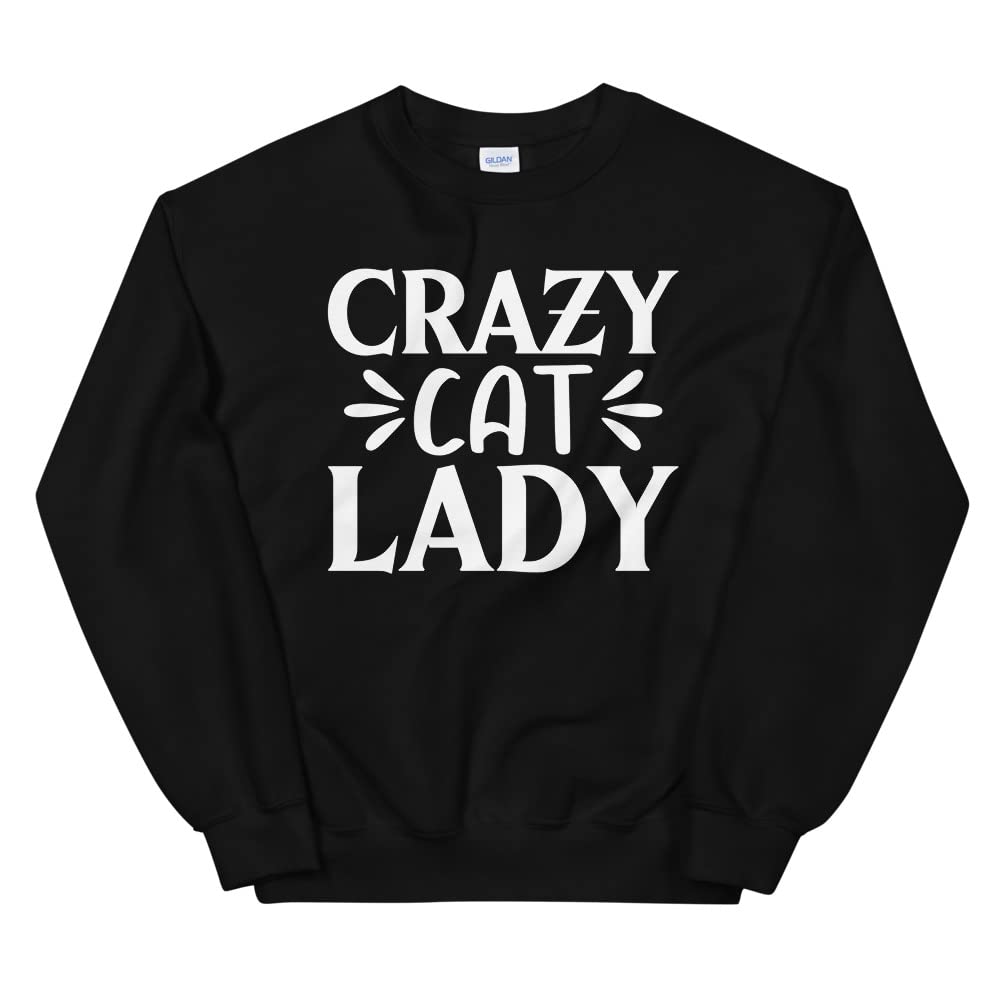 Funny Cat Design Crazy Cat Lady T-Shirt - Cute & Humorous Cat Lover Gift for Women - Perfect for Cat Parties, Gifts & Everyday Wear