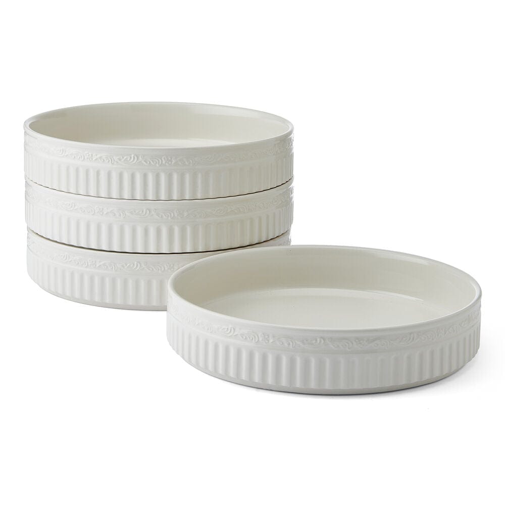 Italian Countryside® 30th Anniversary Set of 4 Stackable Pasta Bowls - Perfect for Dining, Entertaining & Kitchen Storage